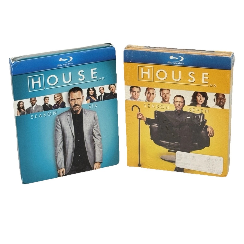 House: Season Six 6 and 7 Blu-ray Disc 7 Is Brand New 5 DVDs Each